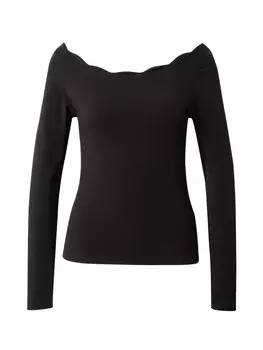 Лонгслив About You CHARLOTTE, черный