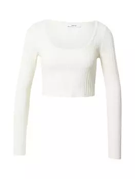 Лонгслив About You CLAUDE, кремовый