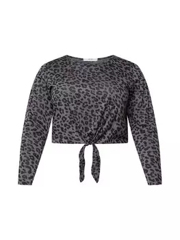 Лонгслив About You MARIA, серый/антрацит