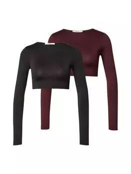 Лонгслив ABOUT YOU Shirt Nala, цвет bordeaux/black