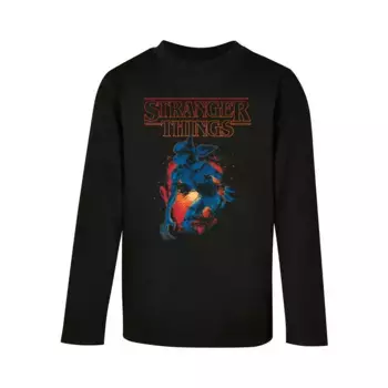 Лонгслив ABSOLUTE CULT «ABSOLUTE CULT Мужская одежда для детей Stranger Things - DemoCave Longsleeve», черный