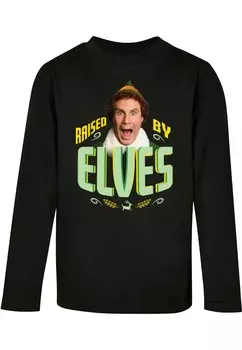 Лонгслив ABSOLUTE CULT Shirt Elf - Raised By Elves, черный