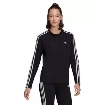 Лонгслив adidas 3 Stripes, черный