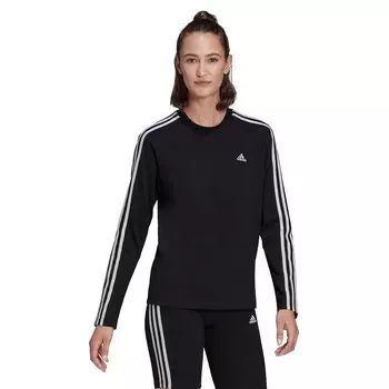 Лонгслив adidas 3 Stripes, черный