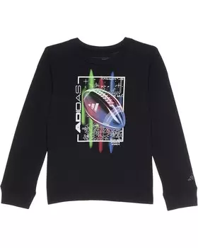 Лонгслив adidas Kids Football Energy Long Sleeve Tee, цвет Black With Multicolor