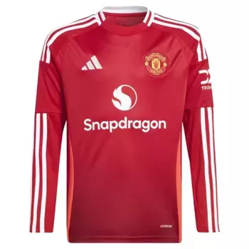 Лонгслив adidas Manchester United 24/25 home junior, красный