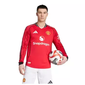Лонгслив adidas Manchester United 25/26 Authentic home, красный