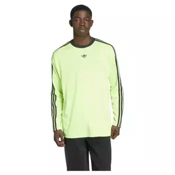 Лонгслив adidas Originals Adicolor Jacquard, зеленый