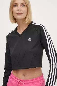 Лонгслив adidas Originals, черный