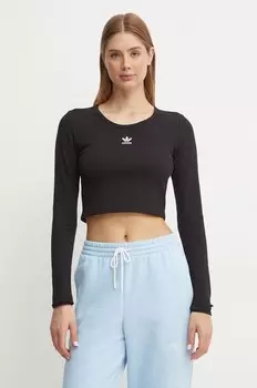 Лонгслив adidas Originals, черный