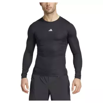 Лонгслив adidas Techfit Compression, черный