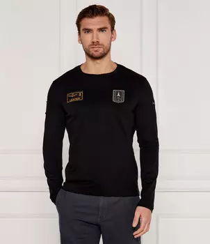 Лонгслив Aeronautica Militare M.L. Regular Fit, черный