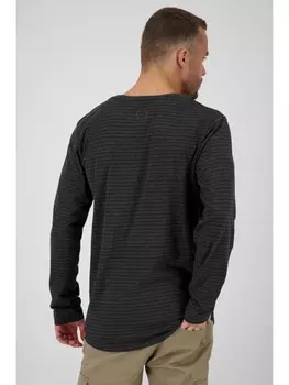 Лонгслив alife and kickin, цвет moonless melange