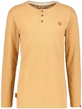 Лонгслив alife and kickin, коричневый