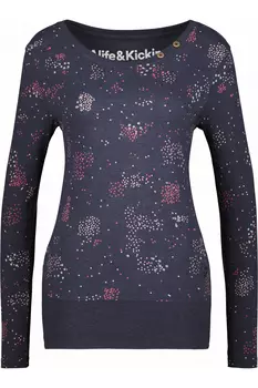 Лонгслив alife and kickin, Langarmshirt ConnyAK B, цвет marine melange