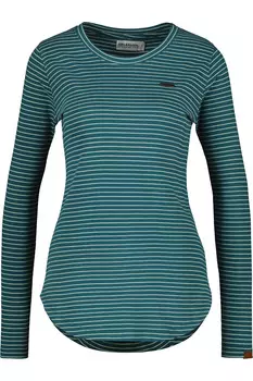 Лонгслив alife and kickin, Langarmshirt LeaAK Z, цвет tidal teal