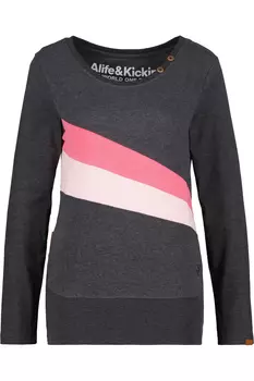 Лонгслив alife and kickin, Langarmshirt, Pullover, Longshirt CleaAK Long, цвет moonless