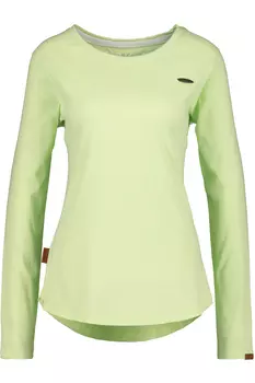 Лонгслив alife and kickin, Langarmshirt, Pullover, Longshirt LeaAK A, лаймовый