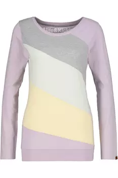 Лонгслив alife and kickin, Langarmshirt, Pullover, Longshirt LenjaAK A, цвет bluebell melange