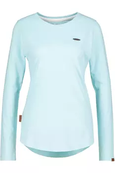 Лонгслив alife and kickin Langarmshirt,, Shirt, Longshirt, Oversize Shirt LeaAK A, цвет ice melange