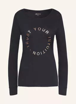 Лонгслив эллен Juvia, темно-синий