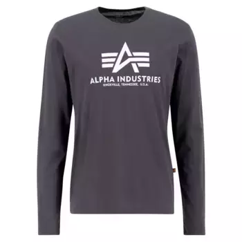 Лонгслив Alpha Industries Basic, серый