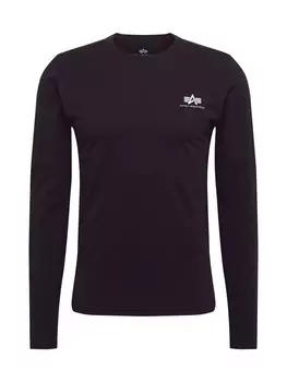 Лонгслив ALPHA INDUSTRIES Shirt, черный