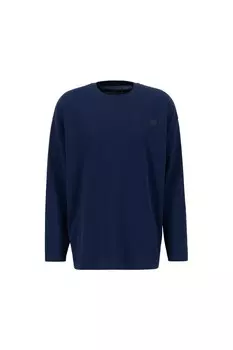 Лонгслив Alpha Industries, темно-синий