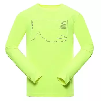 Лонгслив Alpine Pro Amad, желтый