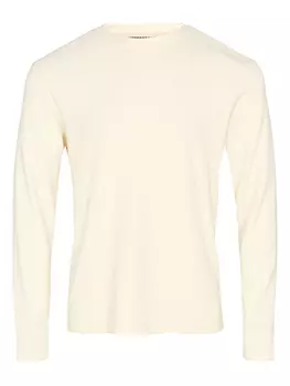 Лонгслив Anerkjendt Silo, кремовый