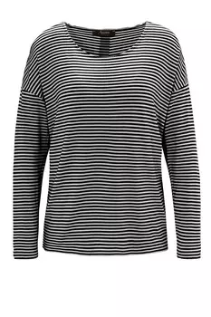 Лонгслив Aniston CASUAL Shirt, черный