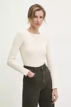 Лонгслив Answear.Lab, бежевый