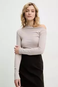 Лонгслив Answear.Lab, бежевый