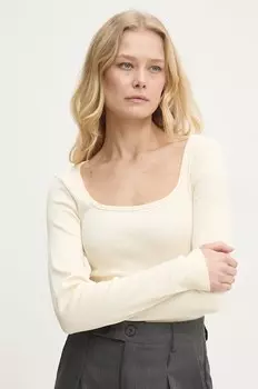 Лонгслив Answear.Lab, бежевый