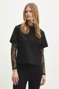 Лонгслив Answear.Lab, черный