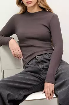 Лонгслив Answear.Lab, коричневый