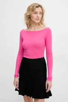 Лонгслив Answear.Lab, розовый