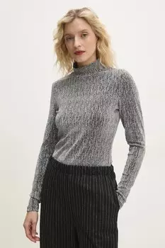 Лонгслив Answear.Lab, серебряный