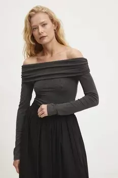 Лонгслив Answear Lab, серый