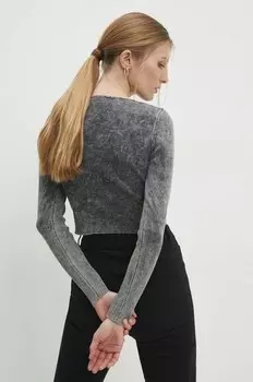 Лонгслив Answear Lab, серый