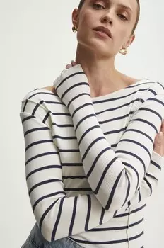 Лонгслив Answear Lab, темно-синий