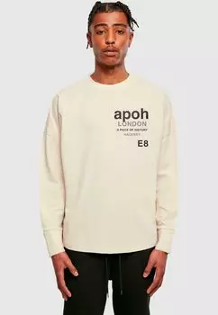 Лонгслив APOH-HACKNEY SLOGAN LONGSLEEVE Merchcode, песочный
