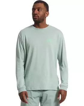 Лонгслив Arc'teryx Kragg SL Cotton Bird Tile Long, цвет Stone Green/Phosphorescent