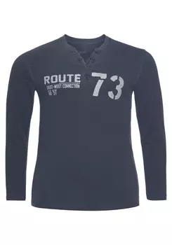 Лонгслив Arizona, морской синий