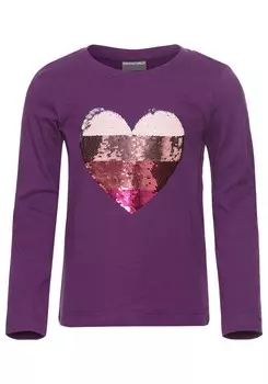 Лонгслив ARIZONA Shirt, темно-фиолетовый