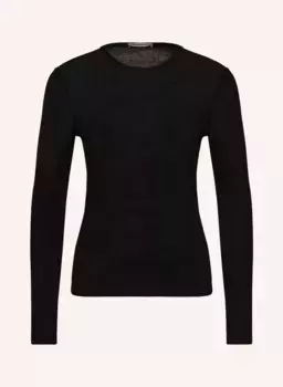 Лонгслив эрма из льна Drykorn, черный