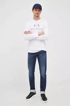 Лонгслив Armani Exchange, белый