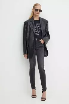 Лонгслив Armani Exchange, черный