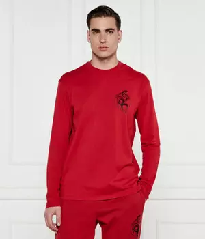 Лонгслив Armani Exchange Regular Fit, красный