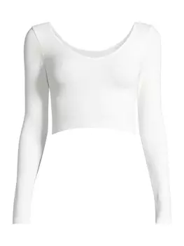 Лонгслив AROPOSTALE, белый